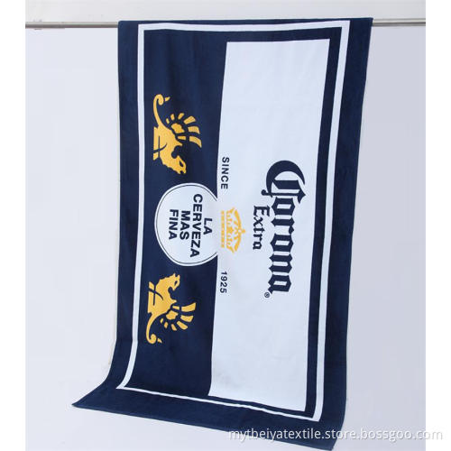 Factory Price Digital Printed Microfiber Custom Logo beach Towel